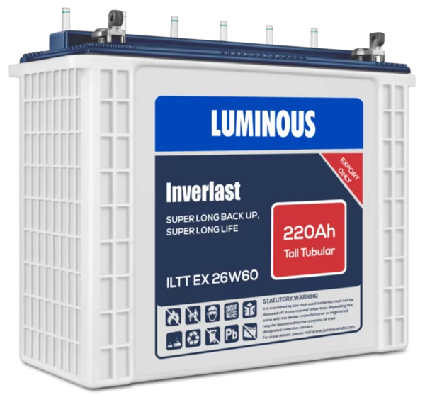 Luminous tubular battery 220ah