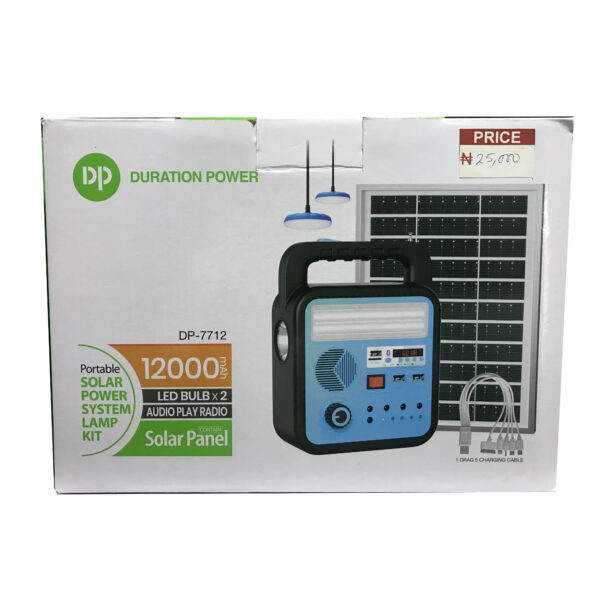 Potable Solar Power System Lamp Kit