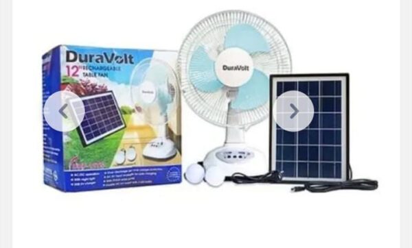 Duravolt 12"Table Fan